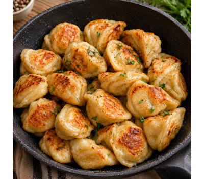 Дамплинги с креветкой 